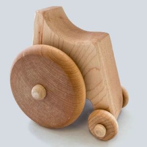 Montessori Big Wheel Little Wheel by LOCKWOOD wooden push car toy